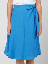 WRAP LINEN SKIRT
