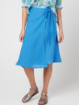 WRAP LINEN SKIRT