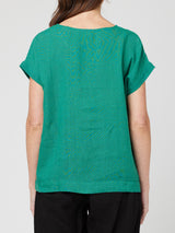 VICKY LINEN TOP