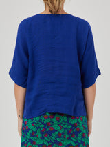 ANNIE LINEN TOP