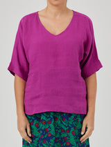 ANNIE LINEN TOP