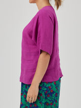 ANNIE LINEN TOP
