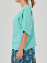ANNIE LINEN TOP