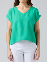TALIA LINEN TOP