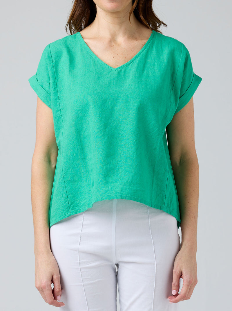 TALIA LINEN TOP