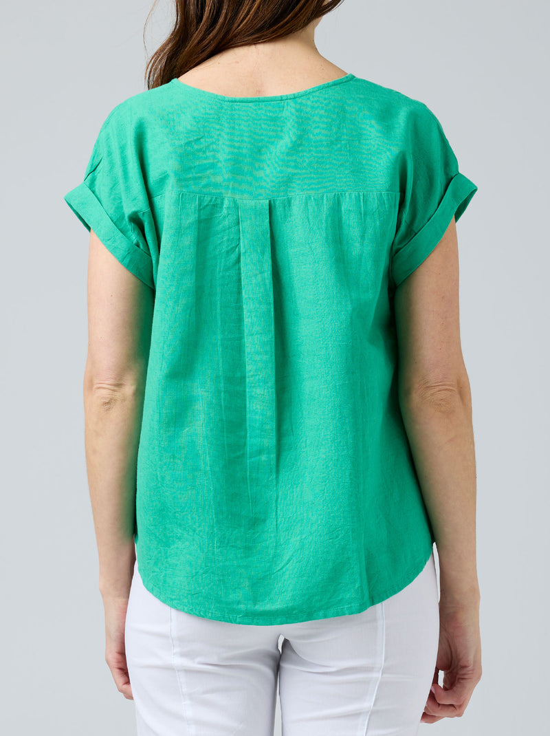 TALIA LINEN TOP
