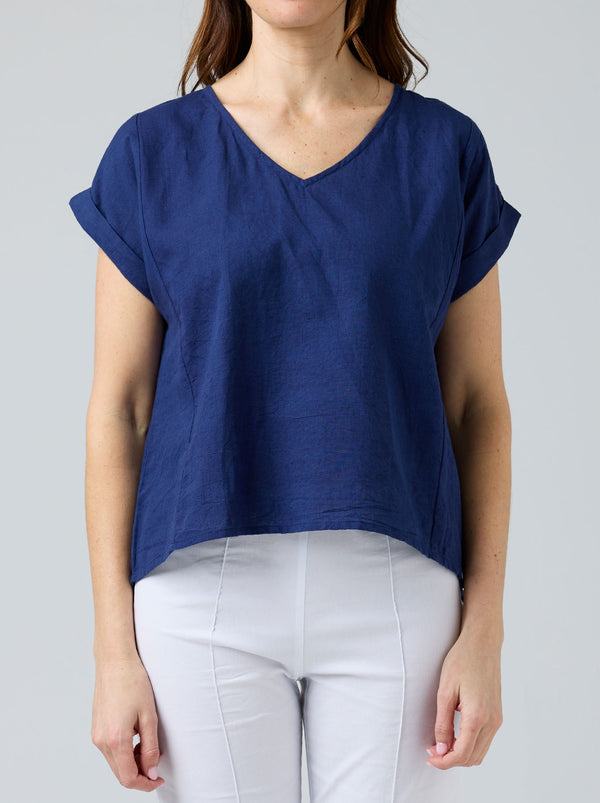 TALIA LINEN TOP