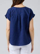 TALIA LINEN TOP