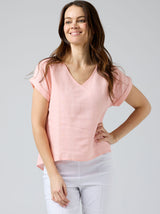 TALIA LINEN TOP