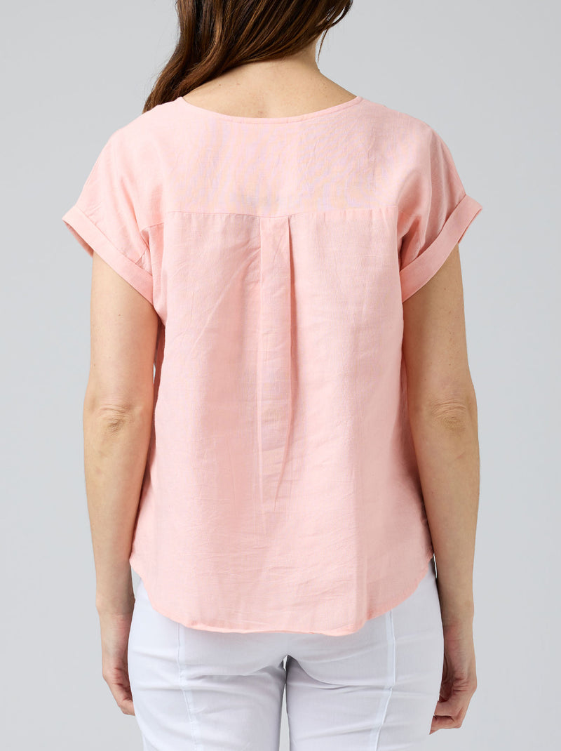 TALIA LINEN TOP