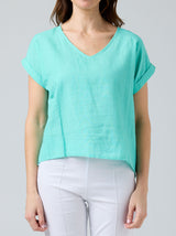TALIA LINEN TOP