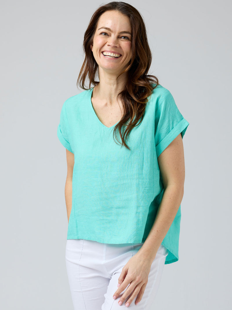 TALIA LINEN TOP