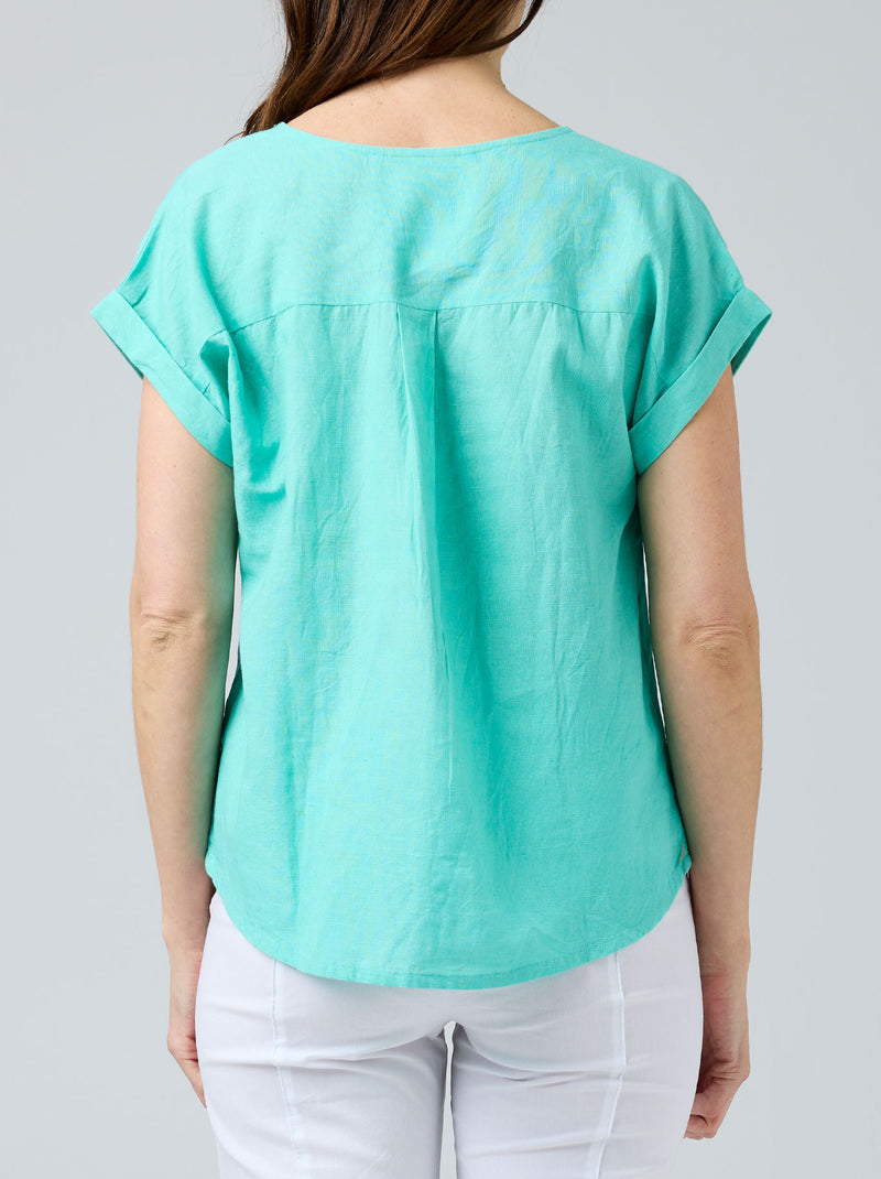 TALIA LINEN TOP