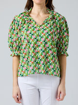 TIE NECK BLOUSE
