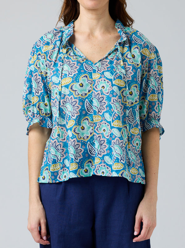 TIE NECK BLOUSE