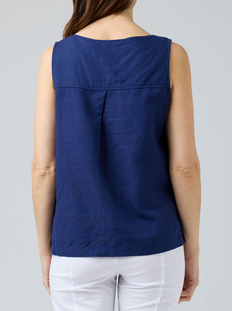 TALLIE LINEN TANK