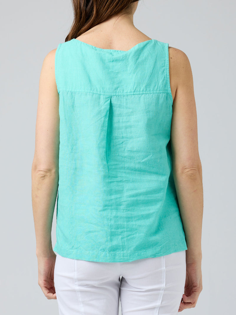 TALLIE LINEN TANK