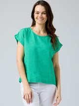 VICKY LINEN TOP