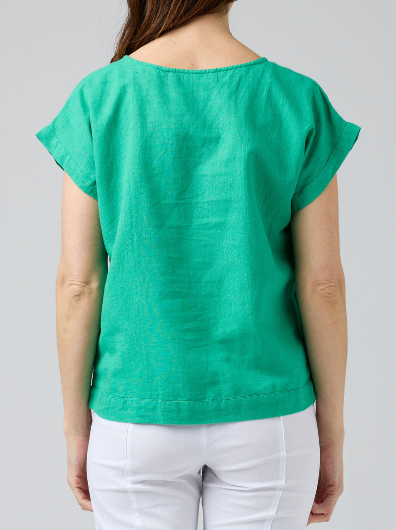 VICKY LINEN TOP