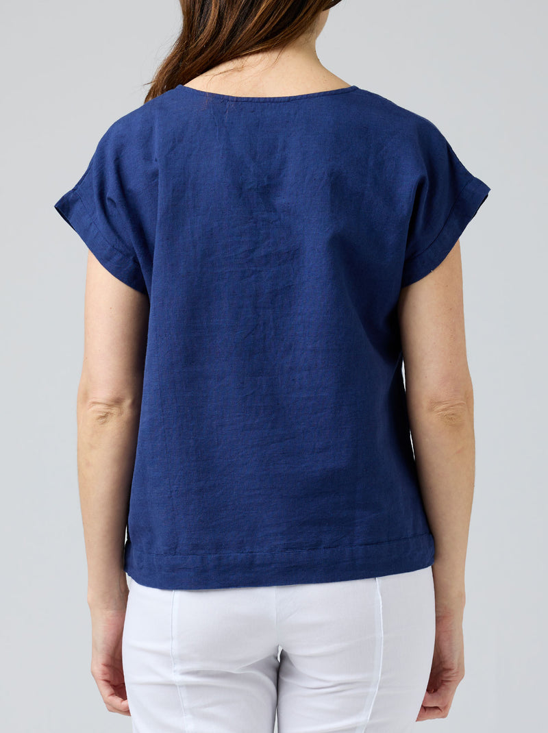 VICKY LINEN TOP