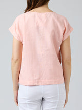 VICKY LINEN TOP