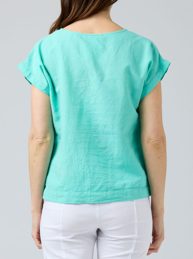 VICKY LINEN TOP