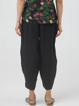 BARREL LINEN PANT