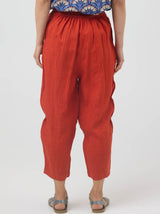 BARREL LINEN PANT