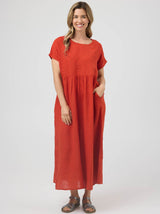 LUNA LINEN DRESS