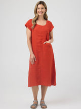 ELENA LINEN DRESS