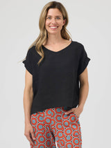 TALIA LINEN TOP