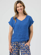 TALIA LINEN TOP