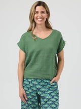 TALIA LINEN TOP