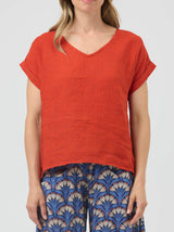 TALIA LINEN TOP