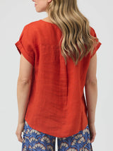 TALIA LINEN TOP