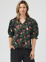 TIE NECK BLOUSE