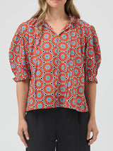 TIE NECK BLOUSE