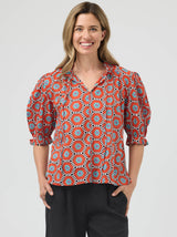TIE NECK BLOUSE