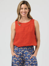 TALLIE LINEN TANK