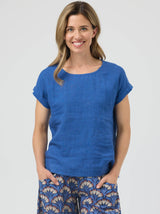 VICKY LINEN TOP