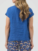 VICKY LINEN TOP