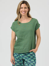 VICKY LINEN TOP