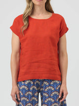 VICKY LINEN TOP