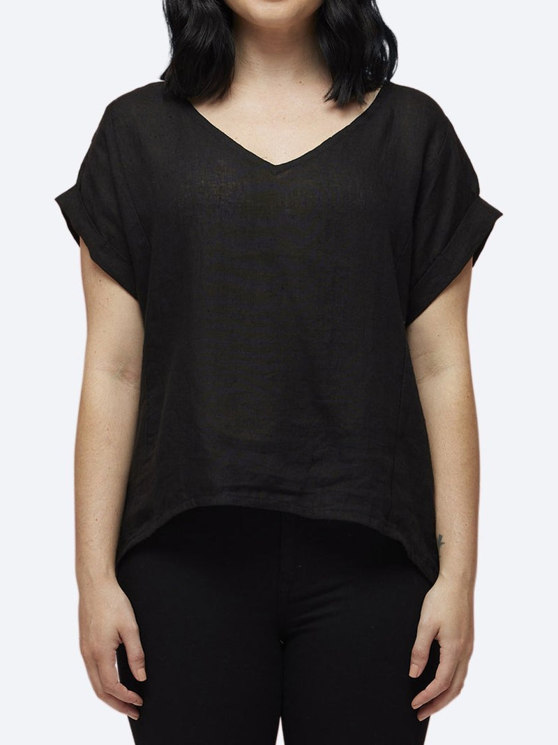 TALIA LINEN TOP