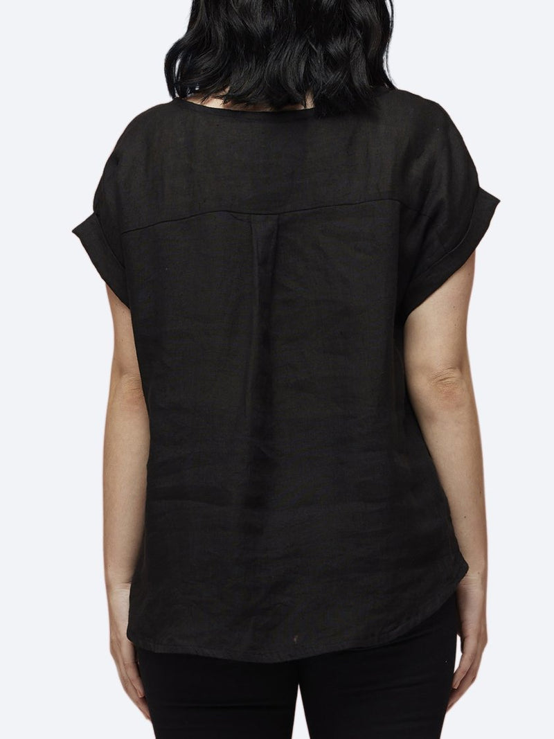 TALIA LINEN TOP