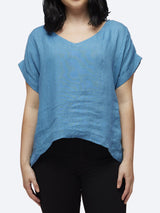 TALIA LINEN TOP