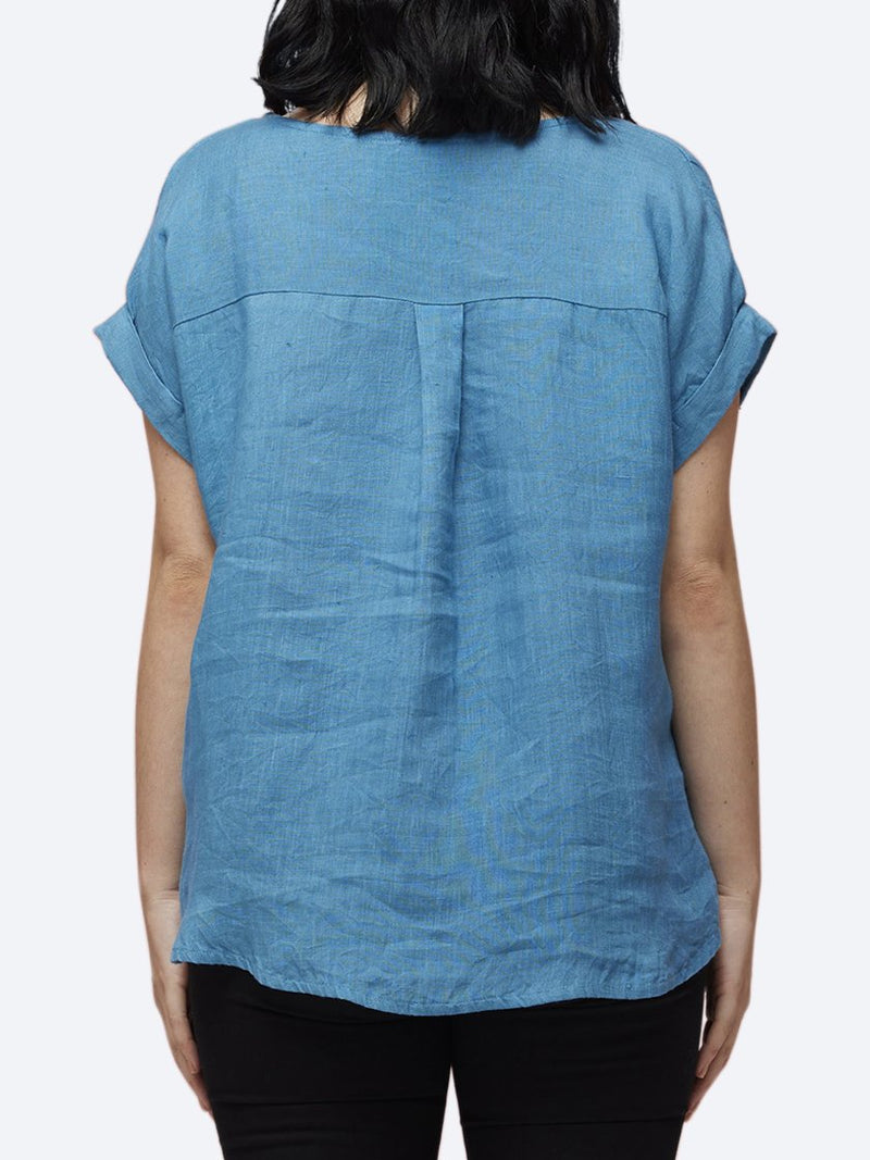 TALIA LINEN TOP