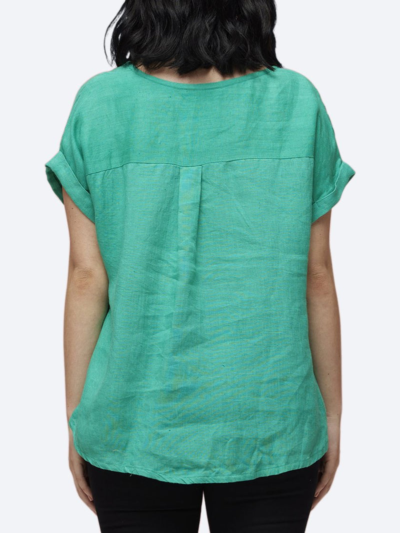 TALIA LINEN TOP