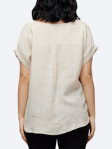 TALIA LINEN TOP