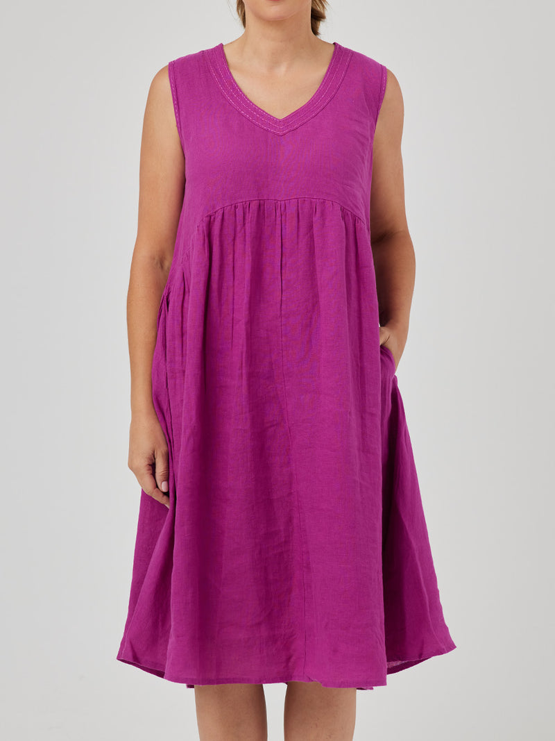 SAVITA LINEN DRESS
